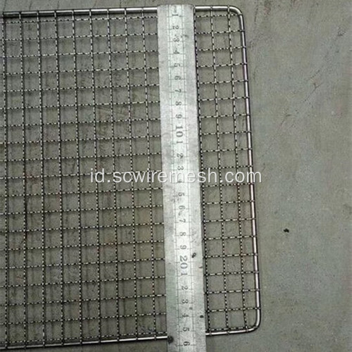 Lubang Persegi Sekali Pakai (Sekali Pakai) Wire Mesh Barbekyu